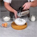 Миксер TIMBERK T-HM40S49, 550 Вт, 5 скоростей, 2 венчика, 2 крюка для теста, подставка, стальной 457227