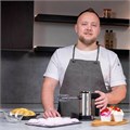 Миксер TIMBERK T-HM40S49, 550 Вт, 5 скоростей, 2 венчика, 2 крюка для теста, подставка, стальной 457227