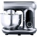 Миксер планетарный BQ (БИ-КЬЮ) MX822, 1600 Вт, 6 скоростей, 3 насадки, металлическая чаша 5 л, серебро, 86192600 457505