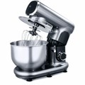 Миксер планетарный BQ (БИ-КЬЮ) MX822, 1600 Вт, 6 скоростей, 3 насадки, металлическая чаша 5 л, серебро, 86192600 457505