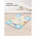 Весы кухонные BQ (БИ-КЬЮ) KS1010, электронный дисплей, max вес 5 кг, тарокомпенсация, закаленное стекло, с рисунком, 86191803 457486
