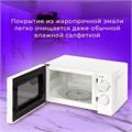 Микроволновая печь SONNEN MW2070B-6MW, 20 л, 700 Вт, таймер, механическое управление, белая, 454651 454651