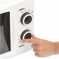 Микроволновая печь SONNEN MW2070H-6MW, 20 л, 700 Вт, таймер, механическое управление, белая, 454652 454652