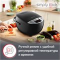 Мультиварка MOULINEX MK611832, 750 Вт, 4 л, 10 программ, таймер, функция Keep Warm, черный, 7211004519 456481
