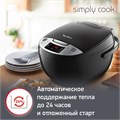 Мультиварка MOULINEX MK611832, 750 Вт, 4 л, 10 программ, таймер, функция Keep Warm, черный, 7211004519 456481