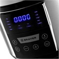 Мультиварка-скороварка BRAYER BR2400, 900 Вт, 5 л, 12 программ, серебро 456096