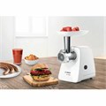 Мясорубка BOSCH MFW2500W, 1500 Вт, производительность 1,7 кг/мин, металлический шнек, пластик, белая 456933