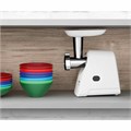 Мясорубка BOSCH MFW2500W, 1500 Вт, производительность 1,7 кг/мин, металлический шнек, пластик, белая 456933