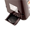 Мясорубка BRAYER BR1601, 1300 Вт, производительность 1,5 кг/мин, металлический шнек, реверс, пластик, коричневая/серебро 456093