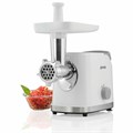 Мясорубка GORENJE MG1802SJW, 1800 Вт, производительность 2,1 кг/мин, 7 насадок, реверс, белый 457652