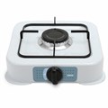 Настольная газовая плита CENTEK CT-1520, 1 конфорка, сменная форсунка (баллон/магистраль), белая 457586