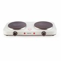 Настольная электрическая плита CENTEK CT-1507, 2000 Вт, 2 конфорки, 5 режимов нагрева, белая 457591