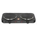 Настольная электрическая плита CENTEK CT-1507, 2000Вт, 2 конфорки, 5 режимов нагрева, черная, CT-1507 Black 457592