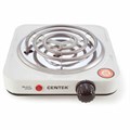 Настольная электрическая плита CENTEK CT-1508, 1000 Вт, 1 конфорка, 5 режимов нагрева, белая 457594
