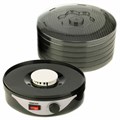 Сушилка для овощей CENTEK CT-1658, объём 4 л, 270 Вт, 5 поддонов, механическое управление, черная 457606