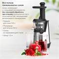 Соковыжималка BQ (БИ-КЬЮ) J2003, 200 Вт, стакан 0,6 л, емкость жмыха 0,6 л, металл, серый, 86197688 457529