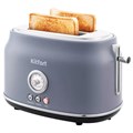 Тостер KITFORT KT-2038-3, 815 Вт, 2 тоста, 6 режимов, пластик/металл, серый, КТ-2038-3 455985