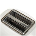 Тостер POLARIS PET 0702L, 750 Вт, 2 тоста, 6 режимов, механическое управление, пластик, белый, 03277 456740