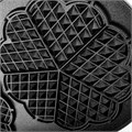 Электровафельница для вафель-сердечек BRAYER BR2302, 1200 Вт, 10 вафель, терморегулировка, белая 456903