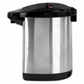 Термопот SONNEN TP-38, 4 л, 900 Вт, 1 температурный режим, 3 режима подачи воды, сталь, черный/серебро, 456710 456710