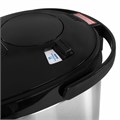 Термопот SONNEN TP-50, 5 л, 900 Вт, 1 температурный режим, 3 режима подачи воды, сталь, белый/серебро, 456711 456711