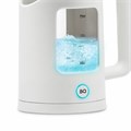 Чайник BQ (БИ-КЬЮ) KT2000G, 1,5 л, 1500 Вт, закрытый нагревательный элемент, стекло, белый, 86192234 457559