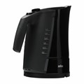Чайник BRAUN WK-300, 1,7 л, 2200 Вт, закрытый нагревательный элемент, пластик, черный 451220
