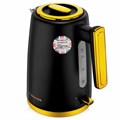 Чайник BRAYER BR1017, 1,7 л, 2200 Вт, закрытый нагревательный элемент, сталь, черный 456060