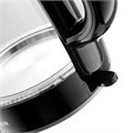 Чайник BRAYER BR1030, 1,7 л, 2200 Вт, закрытый нагревательный элемент, стекло, черный 456593