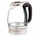 Чайник BRAYER BR1045BN, 1,8 л, 2200 Вт, закрытый нагревательный элемент, стекло, бежевый 456077