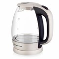 Чайник BRAYER BR1045BN, 1,8 л, 2200 Вт, закрытый нагревательный элемент, стекло, бежевый 456077