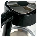 Чайник CENTEK CT-1014, 1,7 л, 2200 Вт, закрытый нагревательный элемент, стекло, черный, CT-1014 Black 457623