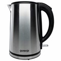 Чайник GORENJE K15DWS, 1,5 л, 2200 Вт, закрытый нагревательный элемент, металл, 740214 457656