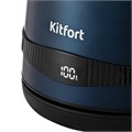 Чайник KITFORT КТ-6121-3, 1,7 л, 2200 Вт, закрытый нагревательный элемент, LED-дисплей, ТЕРМОРЕГУЛЯТОР, сталь, синий 456003