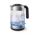 Чайник PHILIPS HD9339/80, 1,7 л, 2200 Вт, закрытый нагревательный элемент, стекло, серебристый 456948