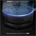 Чайник POLARIS PWK 1753CGL, 1,5 л, 1800-1950 Вт, закрытый нагревательный элемент, стекло, черный, 53258 456763