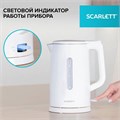 Чайник SCARLETT SC-EK21S31, 1,5 л, 2200 Вт, закрытый нагревательный элемент, двойные стенки, белый 457209