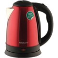 Чайник SCARLETT SC-EK21S76, 2 л, 1800 Вт, закрытый нагревательный элемент, сталь, красный 455448