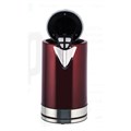 Чайник SCARLETT SC-EK21S78, 1,7 л, 2200 Вт, закрытый нагревательный элемент, ТЕРМОРЕГУЛЯТОР, сталь, бордовый 455908