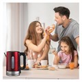 Чайник SCARLETT SC-EK21S78, 1,7 л, 2200 Вт, закрытый нагревательный элемент, ТЕРМОРЕГУЛЯТОР, сталь, бордовый 455908