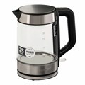Чайник SCARLETT SC-EK27G101, 1,8 л, 2200 Вт, закрытый нагревательный элемент, стекло, черный 455911