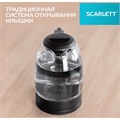 Чайник SCARLETT SC-EK27G11, 1,7 л, 2200 Вт, закрытый нагревательный элемент, стекло, черный 457216