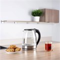 Чайник SCARLETT SC-EK27G35, 1,8 л, 1800 Вт, закрытый нагревательный элемент, стекло, стальной 457214