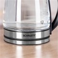 Чайник SCARLETT SC-EK27G54, 1,7 л, 1800 Вт, закрытый нагревательный элемент, стекло, стальной 457213