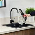 Чайник SCARLETT SC-EK27G88, 1,8 л, 1800 Вт, закрытый нагревательный элемент, стекло, черный 457207