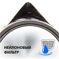 Чайник SONNEN KT-1721, 1,7 л, 2200 Вт, закрытый нагревательный элемент, нержавеющая сталь, черный, подсветка, 454347 454347