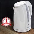 Чайник SONNEN KT-1743, 1,7 л, 2200 Вт, закрытый нагревательный элемент, пластик, белый, 453414 453414