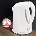 Чайник SONNEN KT-1758, 1,7 л, 2200 Вт, закрытый нагревательный элемент, пластик, белый, 453415 453415
