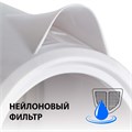 Чайник SONNEN KT-1767, 1,8 л, 2200 Вт, закрытый нагревательный элемент, пластик, белый/синий, 453416 453416