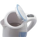 Чайник SONNEN KT-1767, 1,8 л, 2200 Вт, закрытый нагревательный элемент, пластик, белый/синий, 453416 453416